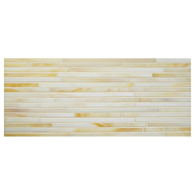 Stalks katami glass mosaic in Agate color with a gloss finish.