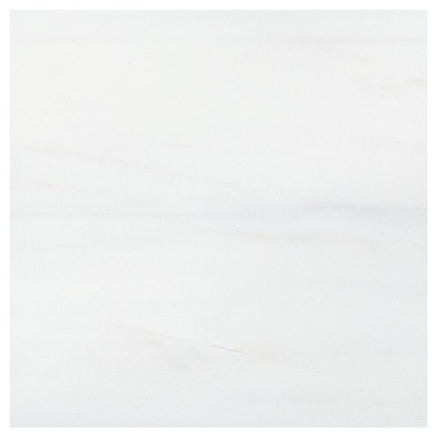 6-inch Square tile in White Whisp Dolomiti marble with a honed finish.