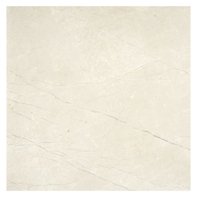 16" square tile in polished Bourges Beige marble.