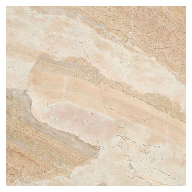 16" square tile in polished Breccia Cambria marble.