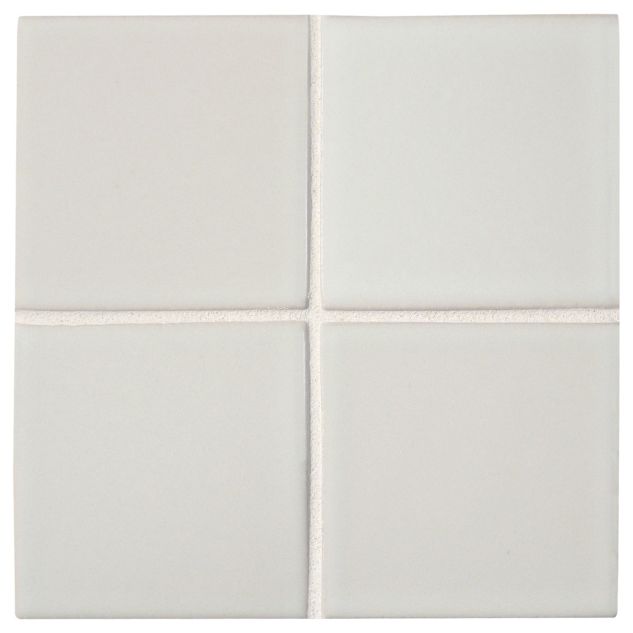 3" x 3" ceramic field tile in Arctic color with a gloss finish.
