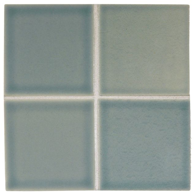 3" x 3" ceramic field tile in Glacier color with a gloss finish.