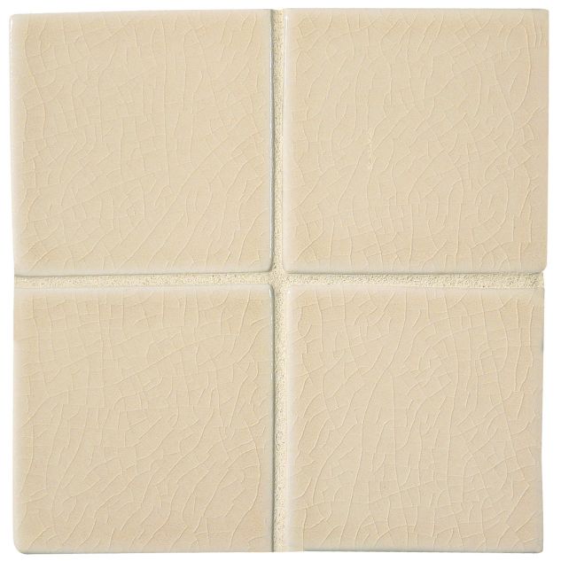 3" x 3" ceramic field tile in Jefferson color with a glossy crackle finish.