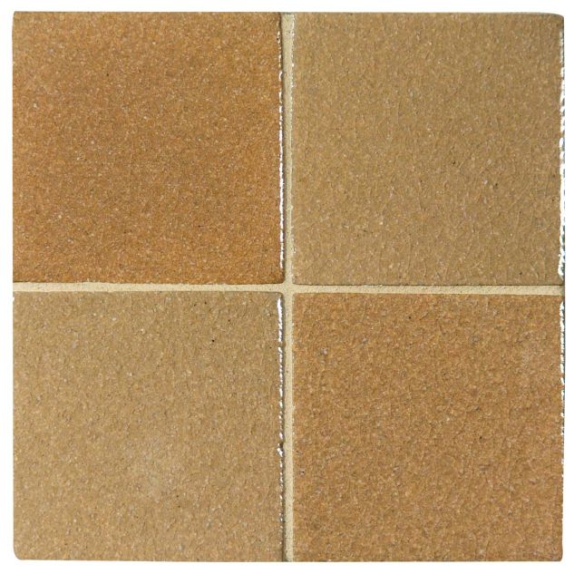 3" x 3" ceramic field tile in Sisal color with a gloss finish.