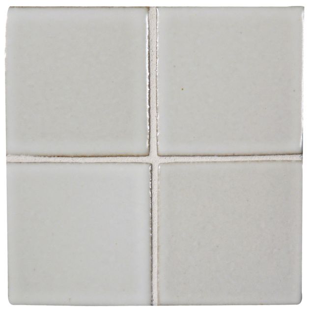 3" x 3" ceramic field tile in White color with a matte finish.