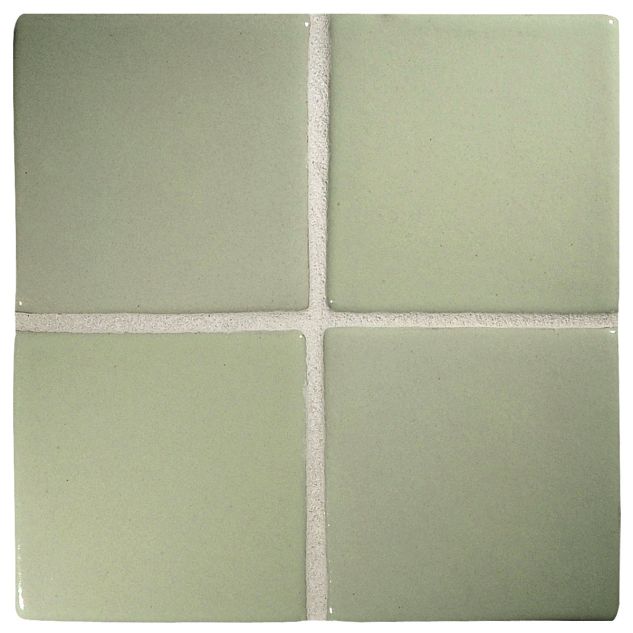 3" Square ceramic tile in Pistachio color with a gloss finish.