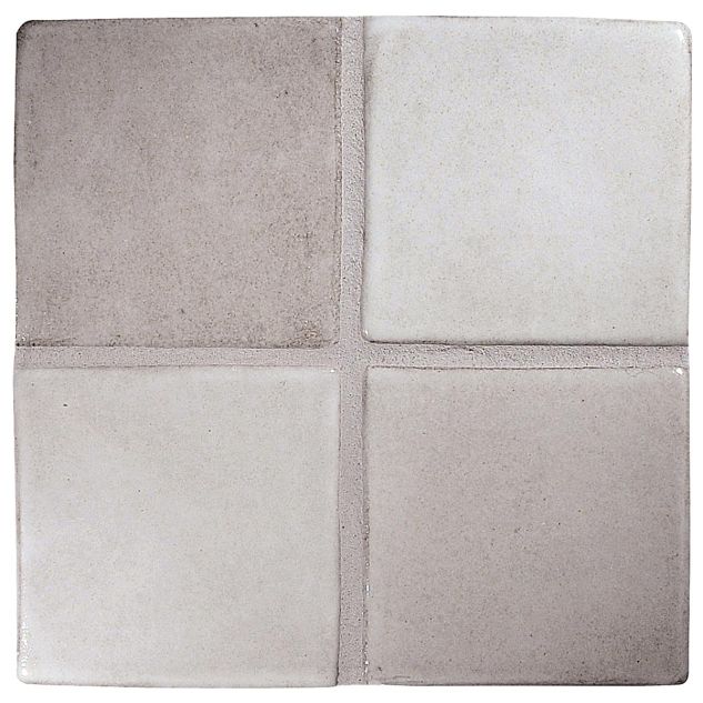 3" Square ceramic tile in Snow White color with a Gloss finish.