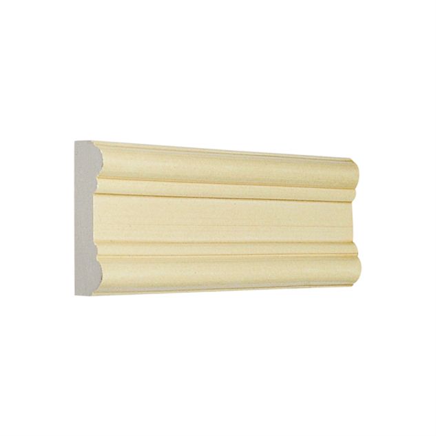 Tiepolo 6" Bar ceramic liner in Vellum with a gloss finish.