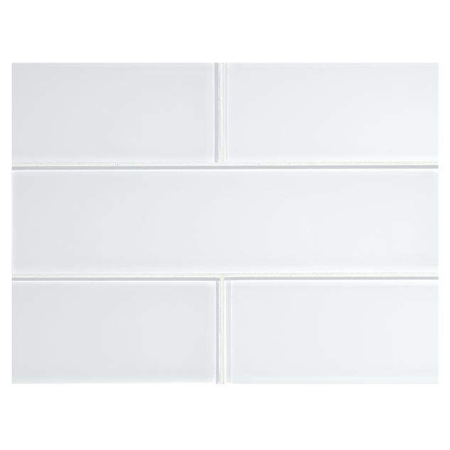 3"x 12" glass subway tile in Cambas color with a natural finish.