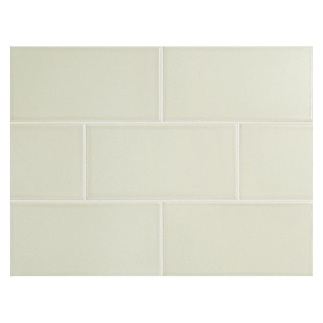 Vermeere 3" x 6" ceramic subway tile in Spumante with a matte finish.