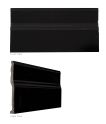 6" x 12" Baseboard | Black - Gloss | Nori Ceramic Collection
