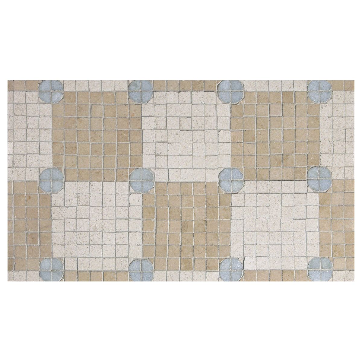 Dot Check Pattern | Marble Mosaic Tile