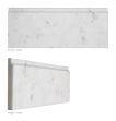 12" x 5" Base Molding | Carrara - Honed | Stone Molding Collection
