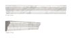 12" x 1-3/4" Marble Chair Rail | Carrara Claro Light - Polished | Stone Molding Collection