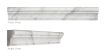 12" x 1-3/4" Marble Chair Rail | Carrara - Polished | Stone Molding Collection