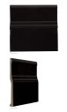 6" x 6" Baseboard | Black - Gloss | Nori Ceramic Collection