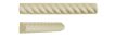 7/8" x 6-1/4" Rope Liner | Sheer Natural - Crackle | Vermeere Ceramic Molding