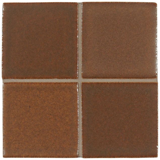 3" x 3" ceramic field tile in Maize Brown color with a matte finish.