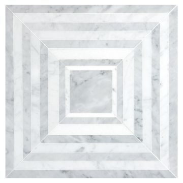 Delano Squarington mosaic in polished Gris color.