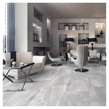 12" x 24" Rectified Tile | Grey - Matte | Artone Porcelain Collection