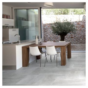 12" x 24" Rectified Tile | White - Matte | Artone Porcelain Collection