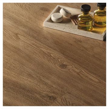 8" x 48" Tile | Burnished Oak - Natural Rectified | Eye-Wood Porcelain Collection