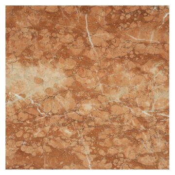 12" square tile in polished pardia red marble.