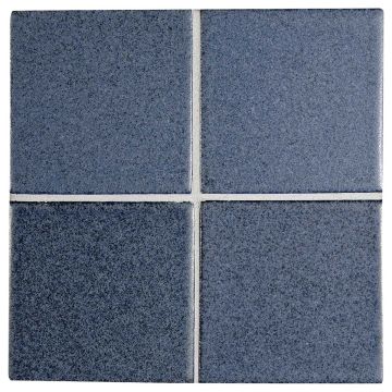 3" x 3" ceramic field tile in Blue Matte color with a matte finish.