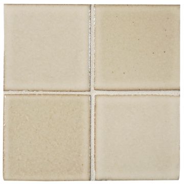 3" x 3" ceramic field tile in Buff color with a matte finish.
