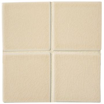 3" x 3" ceramic field tile in Jefferson color with a glossy crackle finish.