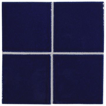 3" x 3" ceramic field tile in Midnight-S color with a gloss finish.