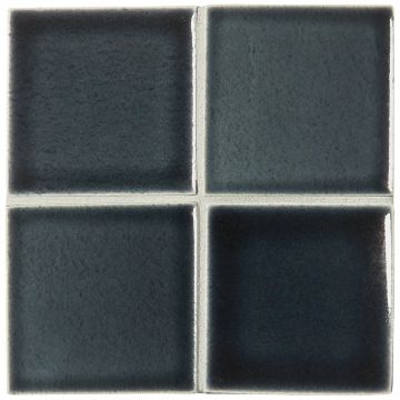 3" x 3" ceramic field tile in Prussia color with a gloss finish.