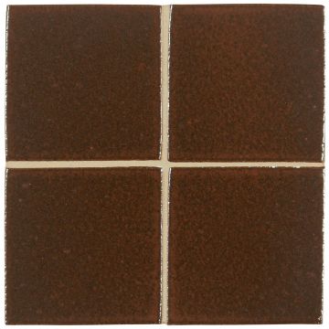 3" x 3" ceramic field tile in Rust color with a gloss finish.
