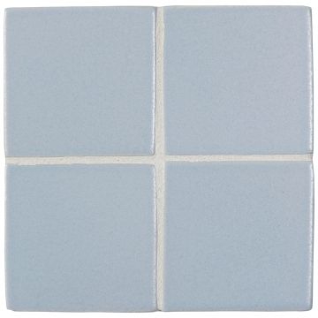3" x 3" ceramic field tile in Sky Blue color with a matte finish.