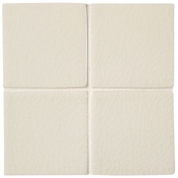 3" x 3" ceramic field tile in Washington color with a crackle finish.