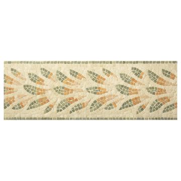 8" Avalon mosaic border using various marble colors.