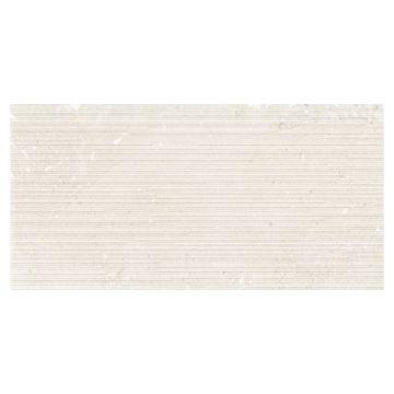 24" x 48" Decor Line Tile | White - Natural Rectified | Sheltonne Porcelain Collection