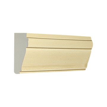 Tiepolo 6" Rail ceramic liner in Vellum with a gloss finish.