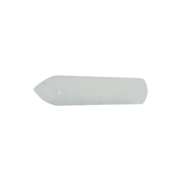 Vermeere Quarter Round Beak ceramic trim in Light Ocean Breeze gloss.