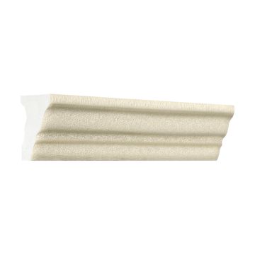 1.2" x 6"  Chair Molding in Sandar with a Deep Glaze Crackle, from the Waterpool Ceramics collection.