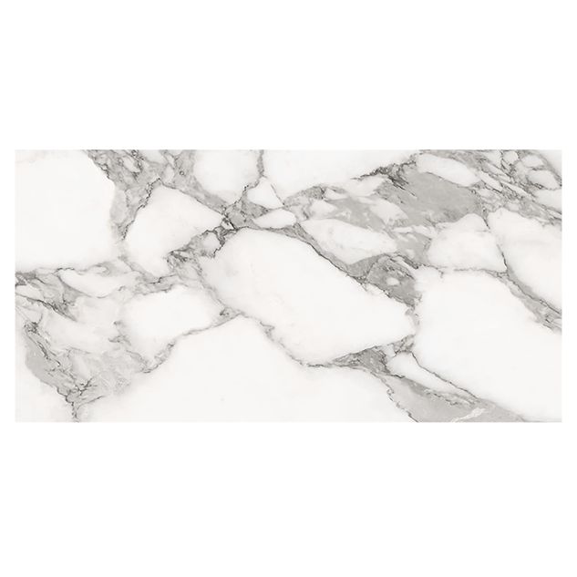 TeMarmo 12" x 24" Rectified Porcelain Tile in Arabescato with a natural finish.