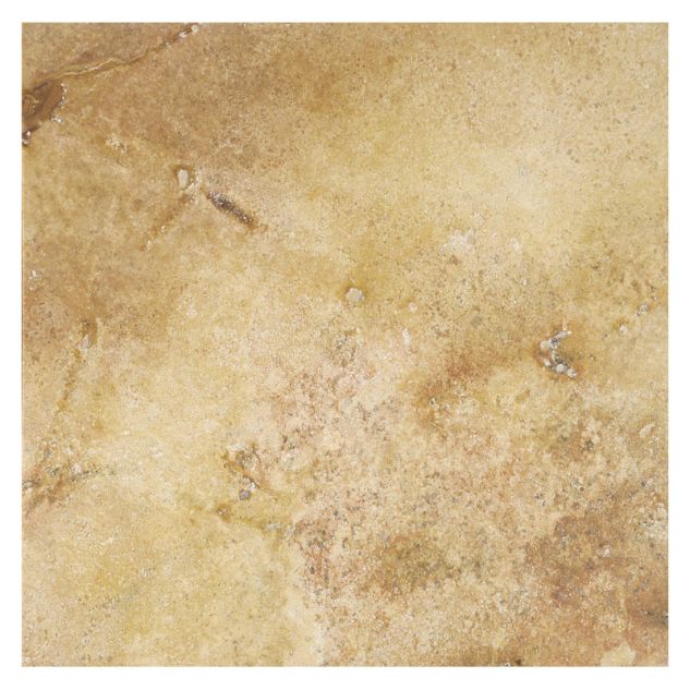 12" square tile in honed and filled temple travertine.