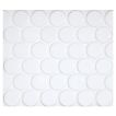 1" porcelain penny round mosaic tile in gloss finished Art White color.