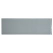 4" x 12" glass field tile in Ganders Gray color with a gloss finish.