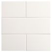 4" x 12" ceramic field tile in Balsa color with a gloss finish.