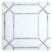 Astor Square mosaic tile in Thassos and Carrara marble.