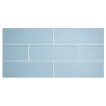 3" x 9" Tile | Wedvood Blue - Silk | Tohmai Glass Collection