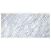 12" x 24" field tile in polished Bardiglio Nublado Light marble.