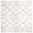 Easton | White Whisp Dolomiti Honed - Linear Ice Polished | Unique Mosaic Tile - Marble