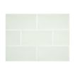 3" x 6" ceramic subway tile in Form color with a gloss finish.